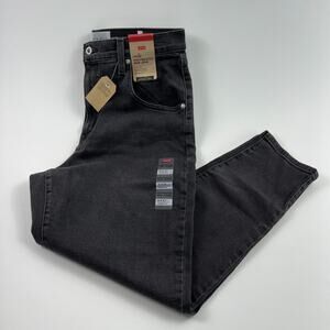 Levi's Women Silver Tab High Waisted Mom Tapered Leg Jeans 31x27 Gray NWT
